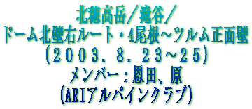 �k�䍂�x�^��J�^
�h�[���k�ǉE���[�g�E4�����`�c�������ʕ�
�i�Q�O�O�R�D�W�D�Q�R�`�Q�T�j
�����o�[�F���c�A��
�iARI�A���p�C���N���u�j